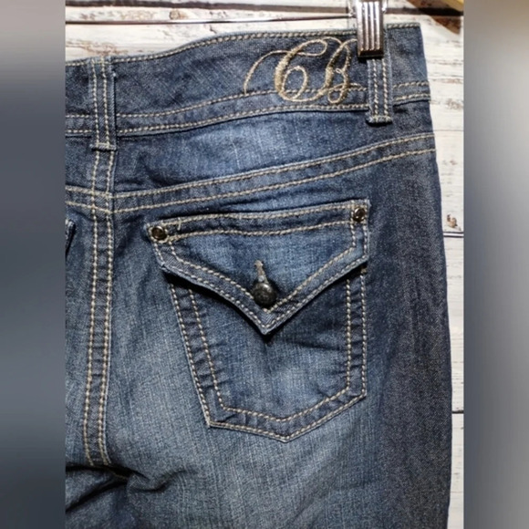 Code Bleu Annette Jeans size 12 Dark Wash Modern‎ Rise Bootcut Jeans - Picture 4 of 12